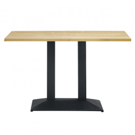 Bisztró asztal. tolgy sonoma/fekete. 120x60 cm. RINALDO TYP 2