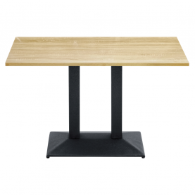 Bisztró asztal. tolgy sonoma/fekete. 120x60 cm. RINALDO TYP 2