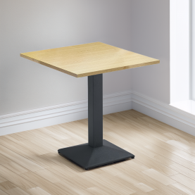 Bisztró asztal. tolgy sonoma/fekete. 70x70 cm. RINALDO TYP 1