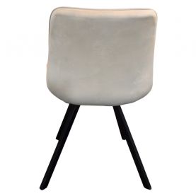 Étkezőszék. bézs Velvet szovet/fekete. SAMIRA