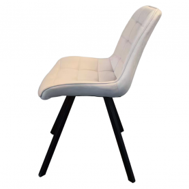 Étkezőszék. bézs Velvet szovet/fekete. SAMIRA