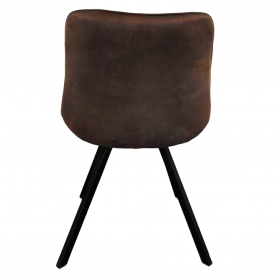 Étkezőszék. sotétbarna Velvet szovet/fekete. SAMIRA