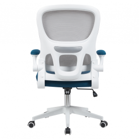 Irodai szék. barna/petrolkék/fehér. RAMIRO