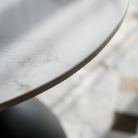 Dohányzóasztal. fehér márvány/fekete/arany. ODIS NEW