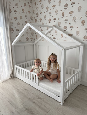 Házikóágy LULO magas leesésgátlóval