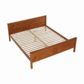 Ágy. tűnyalábos fenyőfa tolgy árnyalatban. 160x200. PROVO NEW