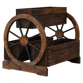 Fa virágcserép. barna. SABA Fa virágcserép. barna. SABA