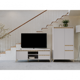 TV-asztal. kasmír/sonoma tolgy. LONGY RTV2K2So