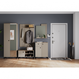 Tükor 65. szürkésbarna Taupe/silverjack tolgy. DOMCA