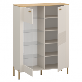 Alacsony vitrin. kasmír/kő tolgy. RUNOL 1D1W