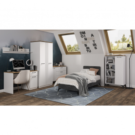 Vitrin. fehér/evoke tolgy. VELIS 1D Vitrin. fehér/evoke tolgy. VELIS 1D