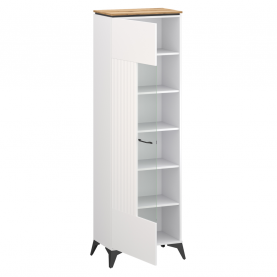 Vitrin. fehér/evoke tolgy. VELIS 1D Vitrin. fehér/evoke tolgy. VELIS 1D