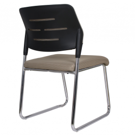 Tárgyalószék. világosbarna/króm. KLEDI