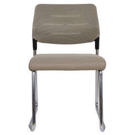 Tárgyalószék. világosbarna/króm. KLEDI