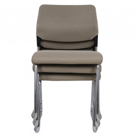 Tárgyalószék. világosbarna/króm. KLEDI