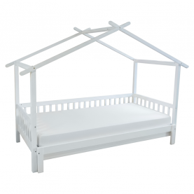 Montessori ágy pótággyal. fehér. 90x200. KESIO