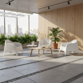 Rakásolható fotel. fehér. műanyag. SOKRA NEW Rakásolható fotel. fehér. műanyag. SOKRA NEW