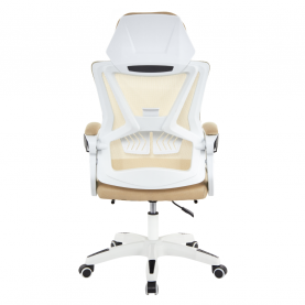 Irodai szék. bézs/fehér. teherbírás 150 kg. MALVIN