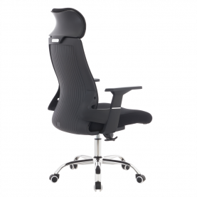 Irodai szék. fekete/króm. teherbírás 150 kg. HOLGER