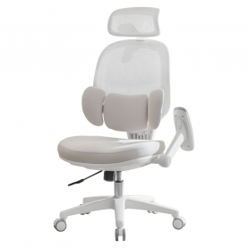 Irodai szék. szürke/fehér. ABRAMO