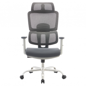 Irodai szék. szürke/króm. teherbírás 150 kg. BYRON