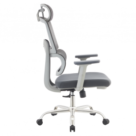 Irodai szék. szürke/króm. teherbírás 150 kg. BYRON