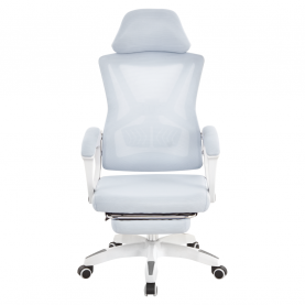 Irodai szék. világosszürke/fehér. teherbírás 150 kg. MALVIN