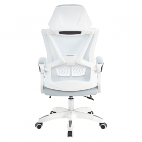 Irodai szék. világosszürke/fehér. teherbírás 150 kg. MALVIN