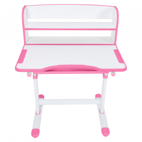 Novekvő íróasztal és szék. rózsaszín/fehér. set ZION