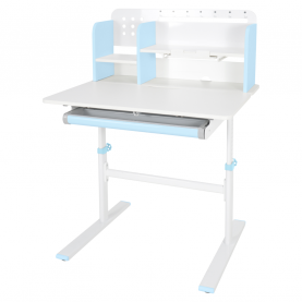Novekvő íróasztal. kék/fehér. ADAN