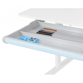 Novekvő íróasztal. kék/fehér. ADAN