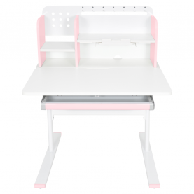Novekvő íróasztal. rózsaszín/fehér. ADAN