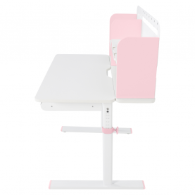 Novekvő íróasztal. rózsaszín/fehér. ADAN