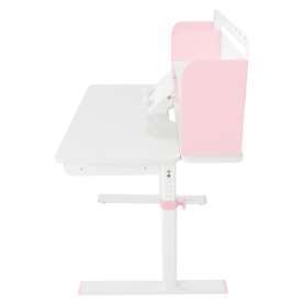 Novekvő íróasztal. rózsaszín/fehér. ADAN