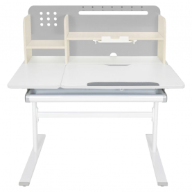 Novekvő íróasztal. szürke/fehér. ODIN