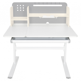 Novekvő íróasztal. szürke/fehér. ODIN