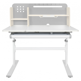 Novekvő íróasztal. szürke/fehér. ODIN