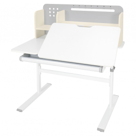 Novekvő íróasztal. szürke/fehér. ODIN