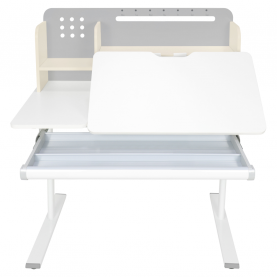 Novekvő íróasztal. szürke/fehér. ODIN