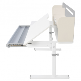 Novekvő íróasztal. szürke/fehér. ODIN