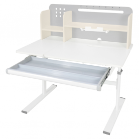 Novekvő íróasztal. szürke/fehér. ODIN