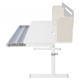 Novekvő íróasztal. szürke/fehér. ODIN