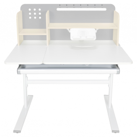 Novekvő íróasztal. szürke/fehér. ODIN