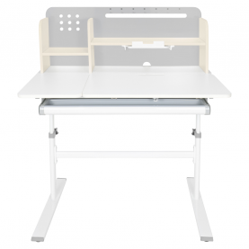 Novekvő íróasztal. szürke/fehér. ODIN