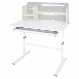 Novekvő íróasztal. szürke/fehér. ODIN
