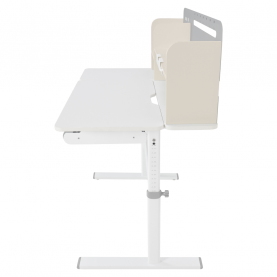 Novekvő íróasztal. szürke/fehér. ODIN