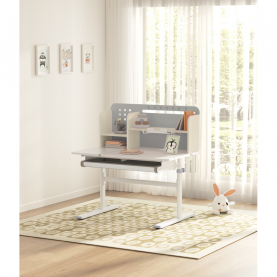 Novekvő íróasztal. szürke/fehér. ODIN