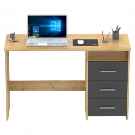 Számítógépasztal. artisan tolgy/grafit. LARISTOTE NEW