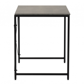 Íróasztal. beton/fekete. 90x60 cm. MELLORA