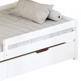 Gyerekágy tárolóhellyel. 90x200. fehér. MIX NEW